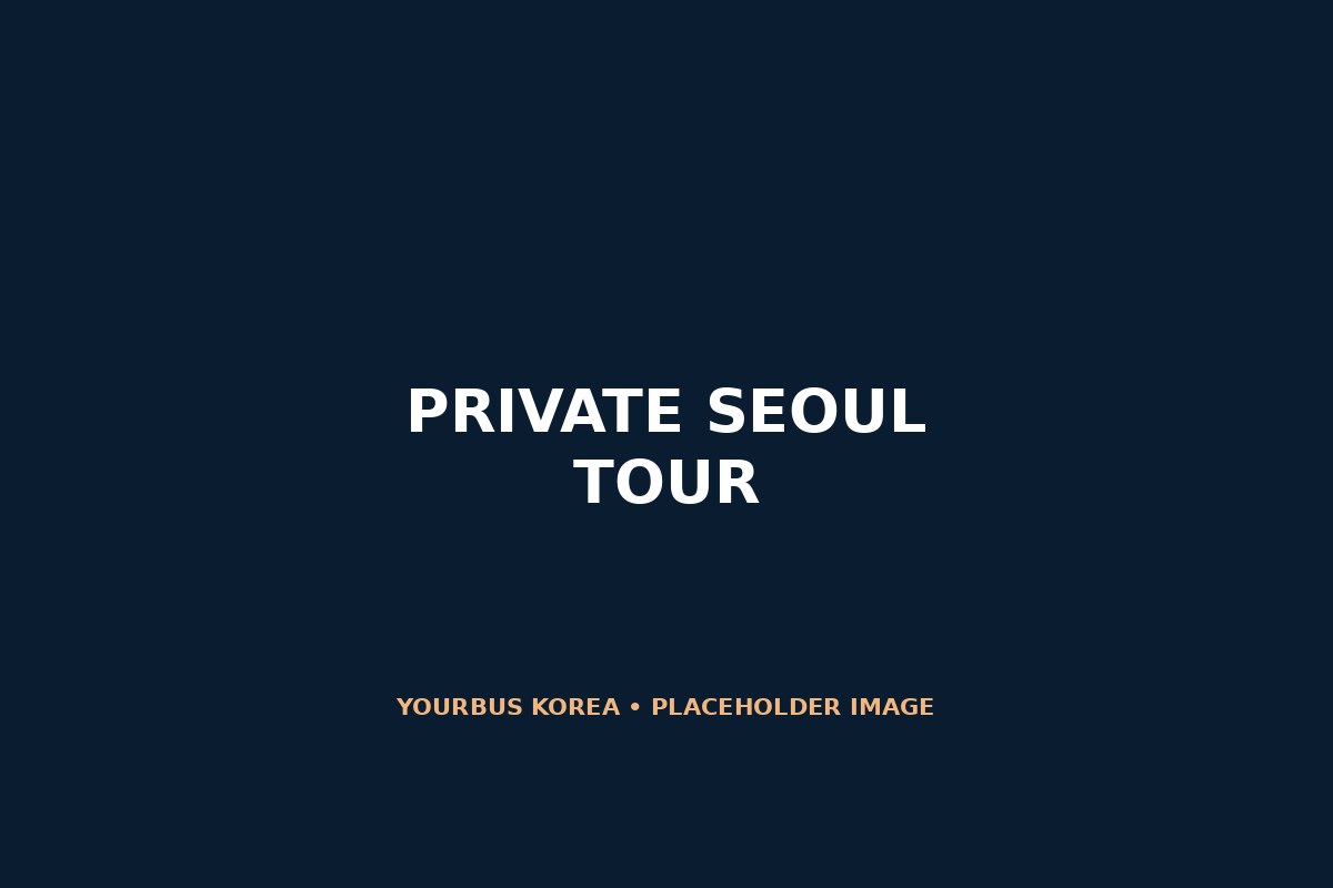 Private Seoul sightseeing vehicle and driver service in Korea